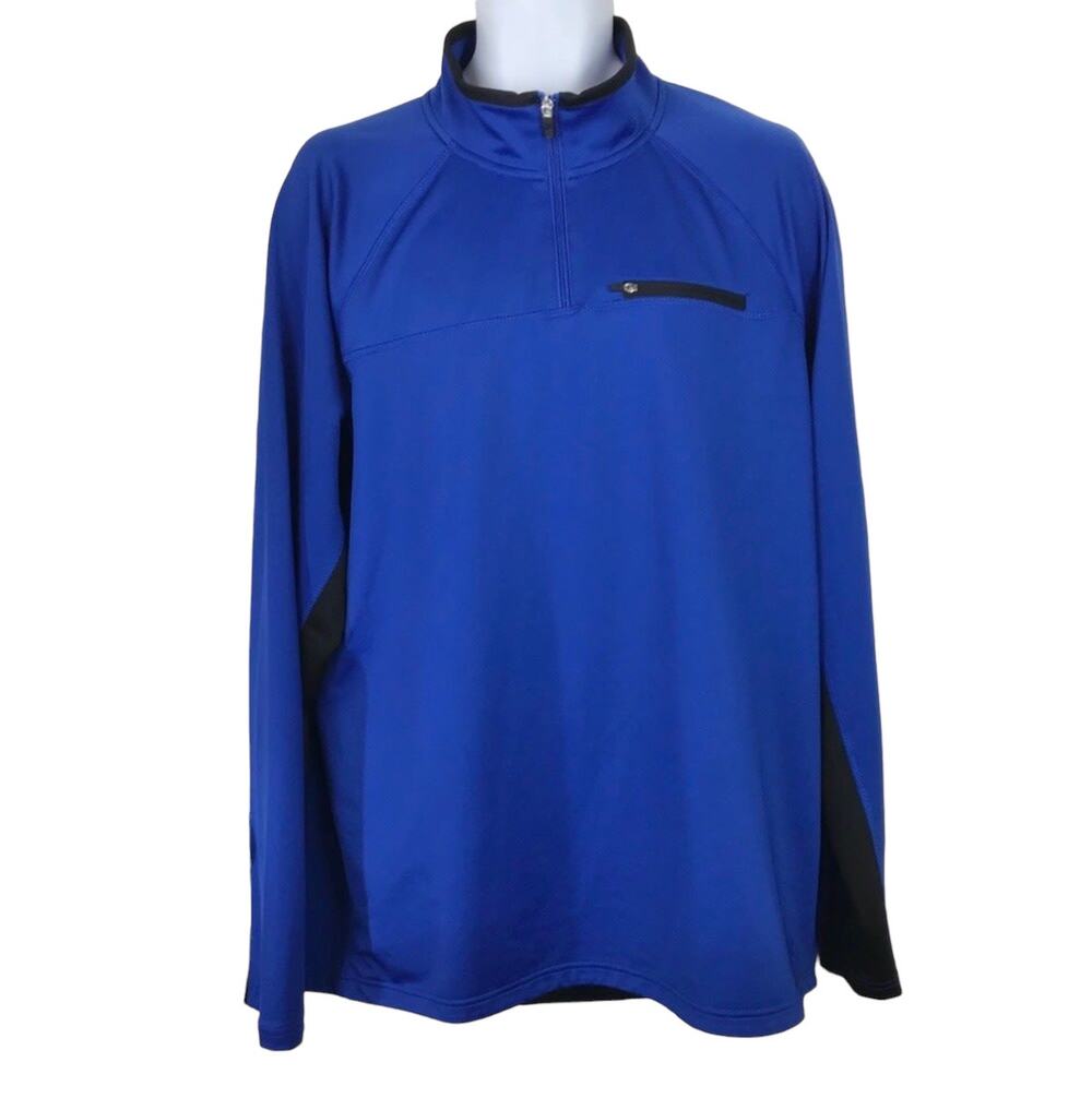 FILA 1/4 ZIP Sport Athletic Polo Shirt XL